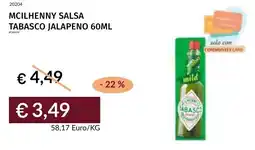 Prezzemolo e Vitale Mcilhenny salsa tabasco jalapeno offerta