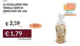 Prezzemolo e Vitale Le eccellenze p&v taralli semi di finocchio offerta