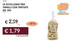 Prezzemolo e Vitale Le eccellenze p&v taralli con tartufo offerta