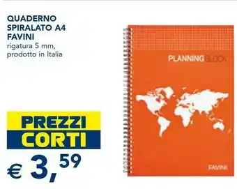 Esselunga Quaderno offerta