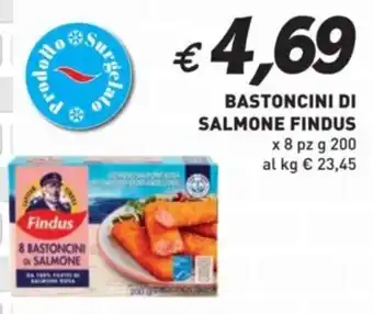 Bastoncini di salmone FINDUS