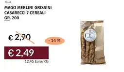 Prezzemolo e Vitale Mago merlini grissini casarecci 7 cereali offerta