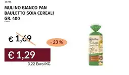 Prezzemolo e Vitale Mulino bianco pan bauletto soia cereali offerta