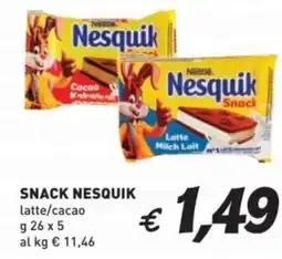Coal Snack nesquik latte/cacao offerta