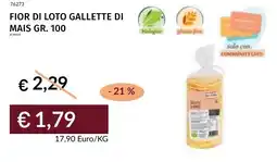 Prezzemolo e Vitale Fior di loto gallette di mais offerta