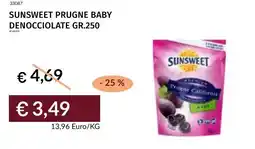 Prezzemolo e Vitale Sunsweet prugne baby denocciolate offerta