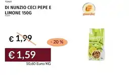 Prezzemolo e Vitale Di nunzio ceci pepe e limone offerta