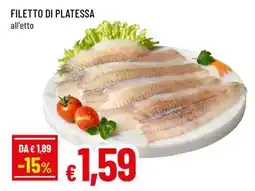 Famila FILETTO DI PLATESSA offerta
