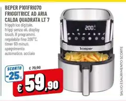 Famila BEPER P101FRI070 FRIGGITRICE AD ARIA CALDA QUADRATA LT 7 offerta