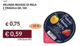 Prezzemolo e Vitale Melinda mousse di mela e fragola offerta
