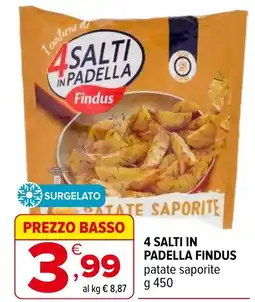 Iperal 4 salti in in padella FINDUS patate saporite offerta