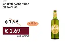 Prezzemolo e Vitale Moretti baffo d'oro birra offerta