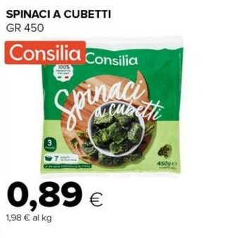 Tigre Spinaci offerta