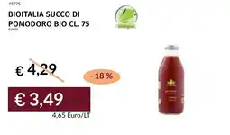 Prezzemolo e Vitale Bioitalia succo di pomodoro bio offerta