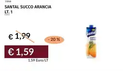 Prezzemolo e Vitale Santal succo arancia offerta