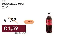 Prezzemolo e Vitale Coca cola zero pet offerta