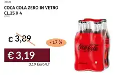 Prezzemolo e Vitale Coca cola zero in vetro offerta