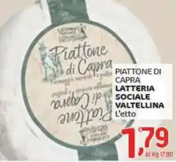 Crai Piattone di capra LATTERIA SOCIALE VALTELLINA offerta