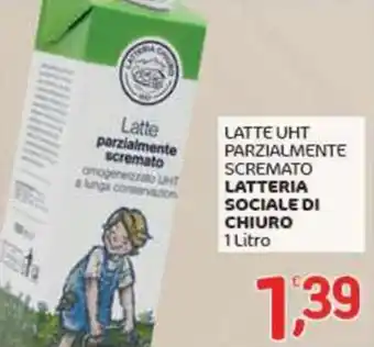 Latte uht parzialmente scremato LATTERIA SOCIALE DI CHIURO