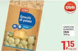 Crai Gnocchi di patate CRAI offerta
