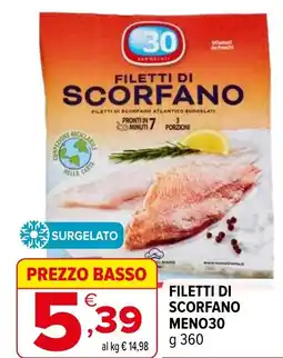 Iperal Filetti di scorfano MENO30 offerta