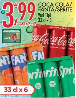 Crai COCA COLA/ FANTA/SPRITE offerta