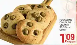 Crai Focaccine con olive giganti offerta