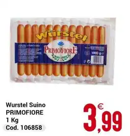 Centro Cash Wurstel Suino PRIMOFIORE offerta