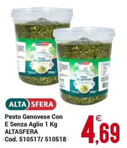 Centro Cash Pesto Genovese Con E Senza Aglio ALTASFERA offerta