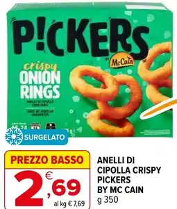 Iperal Anelli di cipolla cipolla crispy PICKERS BY MC CAIN offerta