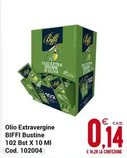 Centro Cash Olio Extravergine BIFFI Bustine offerta