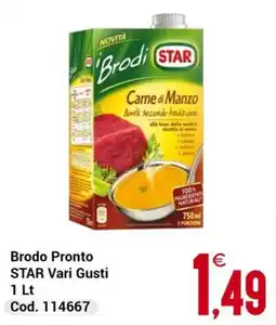 Centro Cash Brodo Pronto STAR offerta