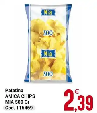 Centro Cash Patatina AMICA CHIPS MIA offerta
