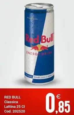 Centro Cash RED BULL Classica Lattina offerta