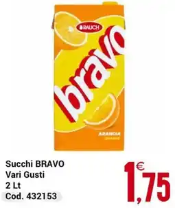 Centro Cash Succhi BRAVO offerta