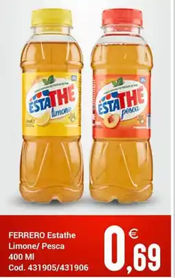 Centro Cash FERRERO Estathe Limone/ Pesca offerta