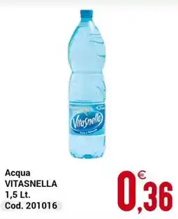 Centro Cash Acqua VITASNELLA offerta