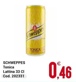 Centro Cash SCHWEPPES Tonica Lattina offerta