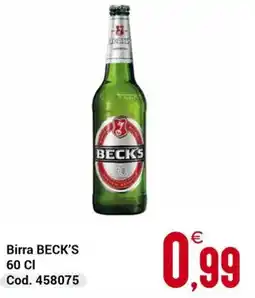 Centro Cash Birra BECK'S offerta