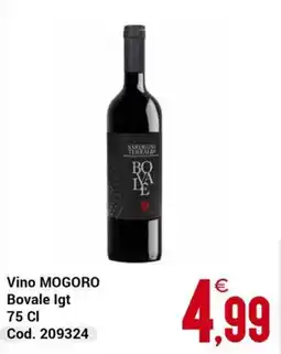 Centro Cash Vino MOGORO Bovale lgt offerta