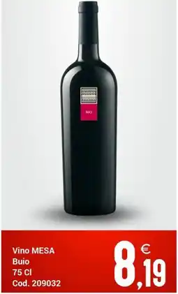 Centro Cash Vino MESA Buio offerta