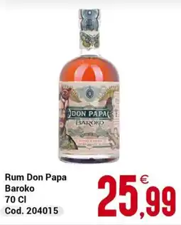 Centro Cash Rum Don Papa Baroko offerta