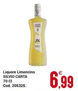 Centro Cash Liquore Limoncino SILVIO CARTA offerta