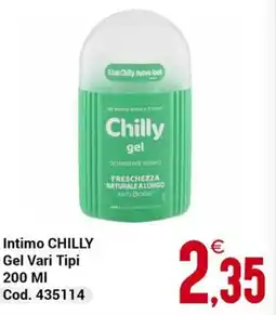 Centro Cash Intimo CHILLY Gel offerta