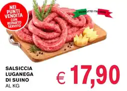 D'Italy Salsiccia luganega di suino offerta