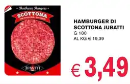 D'Italy Hamburger di scottona JUBATTI offerta