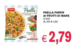 D'Italy Paella paren ai frutti di mare offerta