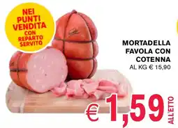 D'Italy Mortadella favola con cotenna offerta