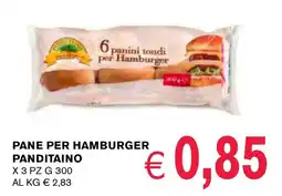 D'Italy Pane per hamburger PANDITAINO x 3 pz offerta