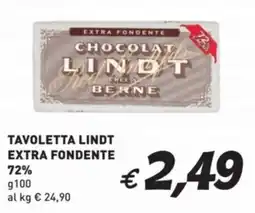 Coal Tavoletta lindt extra fondente 72% offerta